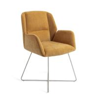 Jesper Home Eetkamerstoel 'Myoko' Cross Steel, kleur El Dorado - thumbnail