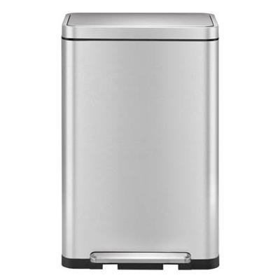 EKO pedaalemmer x-cube 30 l matzilverkleurig