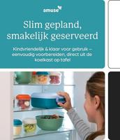 Amuse rikko lagoon sky lunchbox blauw/paars - thumbnail