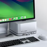 Satechi USB-C Stand/hub Mac mini/Studio (SSD) - Silver - thumbnail