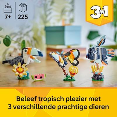 Lego Creator 31173 3in1 Wilde Dieren Tropische Toekan - thumbnail