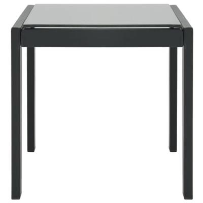 Ligbedden 2 st met tafel textileen en staal - thumbnail