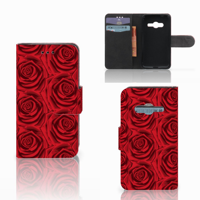 Samsung Galaxy Trend 2 Hoesje Red Roses - thumbnail