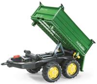 Rolly Toys 122004 RollyMega Trailer John Deere Groen - thumbnail