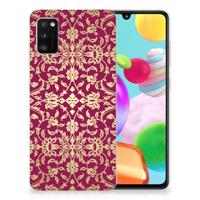 Siliconen Hoesje Samsung Galaxy A41 Barok Pink - thumbnail