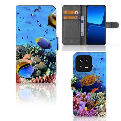 Xiaomi 13 | Telefoonhoesje | Met pasjeshouder | Vissen