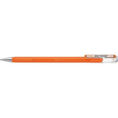 Gelschrijver pentel k110 mattehop m oranje | 12 stuks