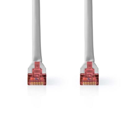 Nedis CAT6 Netwerkkabel | RJ45 Male | RJ45 Male | SF/UTP | 10.0 m | Rond | PVC | Grijs | Label - CCGL85220GY100