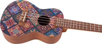 Flight Art Series AUC-33 Fusion concert ukelele met gigbag