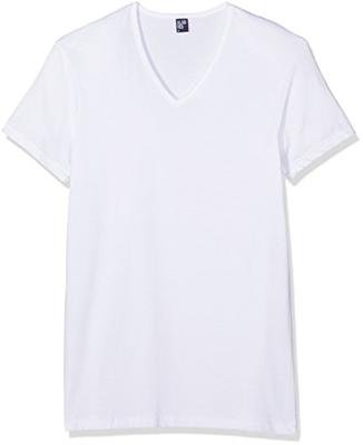Alan Red Dean Deep V-Neck White (2 pack)