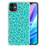 Apple iPhone 11 Back Cover Cracks Blue - thumbnail