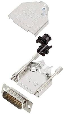 encitech DTZK15-HDP26-W-K 6355-8012-02 D-sub male connectorset 180 ° Aantal polen: 26 Soldeerkelk 1 stuk(s)