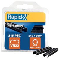 Hekwerkringen Zwart Gecoat VR22 in Blister 215st, 5-11mm - thumbnail