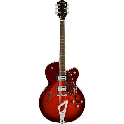 Gretsch G2420 Streamliner Hollow Body Chromatic II Tailpiece Claret Burst semi-akoestische gitaar