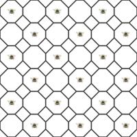 Galerie Just Kitchens Behang met grafische print en bijen - G45406 - thumbnail