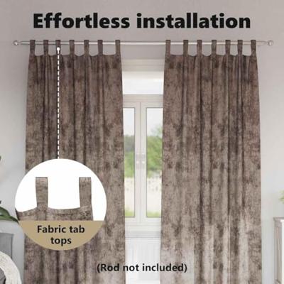 VidaXL Velvet gordijnen 2 pcs cappuccino 245 x 140 cm fluweel VidaXL Velvet gordijnen 2 pcs cappuccino 245 x 140 cm fluweel