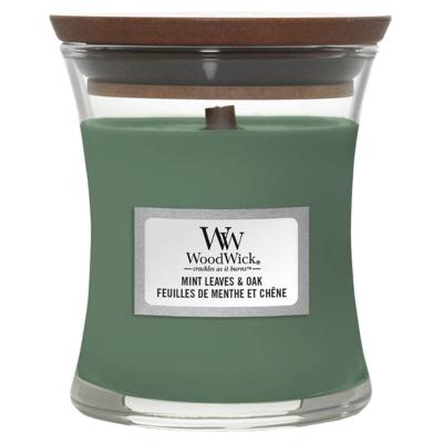 Mint Leaves & Oak Mini Candle WoodWick - Woodwick