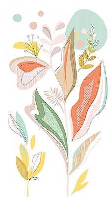 Livingwalls The Wall II - Bont - Planten Behang - 392111