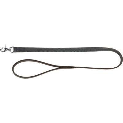 TRIXIE HONDENRIEM RUSTIC VETLEER GRIJS 100X2,5 CM