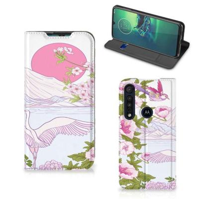 Motorola G8 Plus | Hoesje maken | Bird Standing