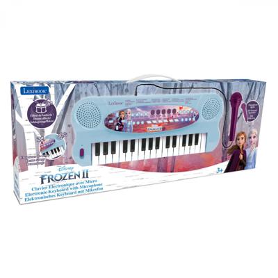 LEXIBOOK - Frozen II - Elektronisch toetsenbord met microfoon (32 toetsen)