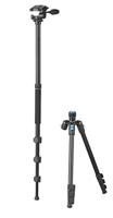Cullmann Rondo 460M RW20 Allround driepootstatief met 3-weg kop, draagkracht 4 kg, verpakkingsmaat 43,5 cm, uittrekhoogte 157,5 cm, zwart - thumbnail