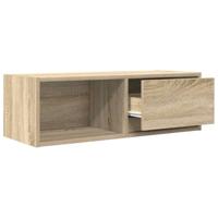 Tv-meubels 2 st 80x31x25,5 cm bewerkt hout sonoma eikenkleurig - thumbnail