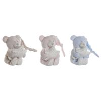 Knuffel Home ESPRIT Blauw Beige Roze Polyester 20 x 10 x 15 cm (3 Stuks) - thumbnail