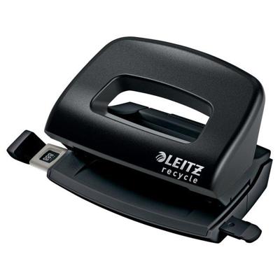 Leitz NeXXt Recycle Mini perforator, 10 blad, zwart