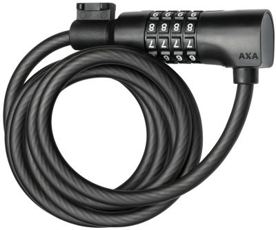 AXA Resolute C8-180 Kabelslot Combinatie - Zwart AXA Resolute C8-180 Kabelslot Combinatie - Zwart