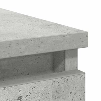 Dressoir met lades 71x35x84 cm spaanplaat betongrijs - thumbnail