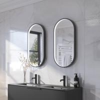 Ben Prada Spiegel 40x4x80 cm Mat Zwart - thumbnail