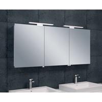 Wiesbaden Luxe spiegelkast +Led verlichting 140x60x14 cm - thumbnail