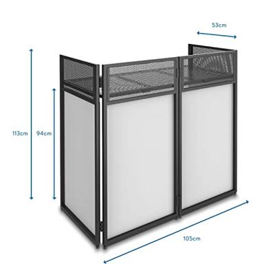 Vonyx DB4 Pro opvouwbare DJ Booth - thumbnail