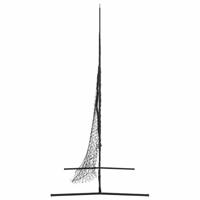 Honken en Softbal Zwart 250 x 106 x 209 cm Polyester - thumbnail