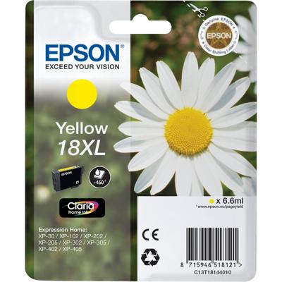 Originele inkt cartridge Epson 18XL Geel Originele inkt cartridge Epson 18XL Geel