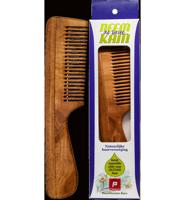 Neem houten kam handvat fijn - thumbnail