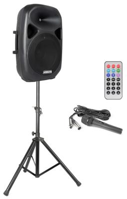 Vonyx SPS152 Actieve speaker 600W met microfoon en standaard Vonyx SPS152 Actieve speaker 600W met microfoon en standaard