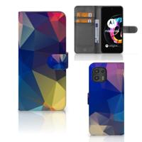 Motorola Edge 20 Lite | Book Case | Polygon Dark - thumbnail