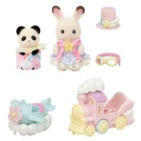 Sylvanian Families pretpark set vliegtuig en trein 5819 - thumbnail
