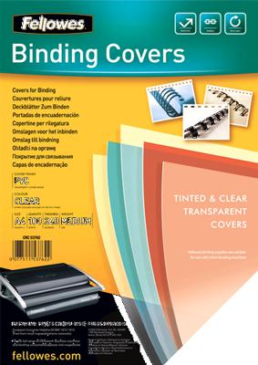 Bindkaften Fellowes 53762 Transparant A4 PVC Plastic (100 Stuks) - thumbnail
