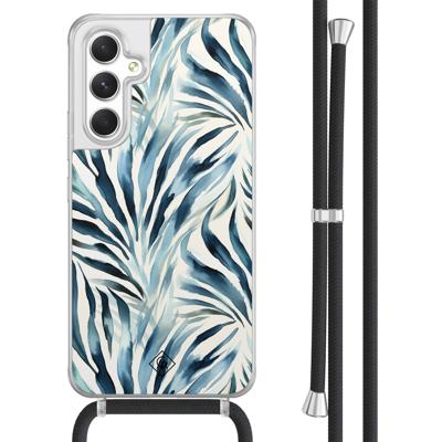 Samsung Galaxy A54 hoesje met koord - Japandi waves