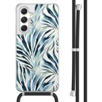Samsung Galaxy A54 hoesje met koord - Japandi waves - thumbnail