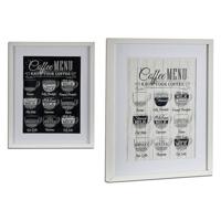 Schilderij Coffee Hout (3 x 53 x 43 cm) (43 x 3 x 53 cm) - thumbnail