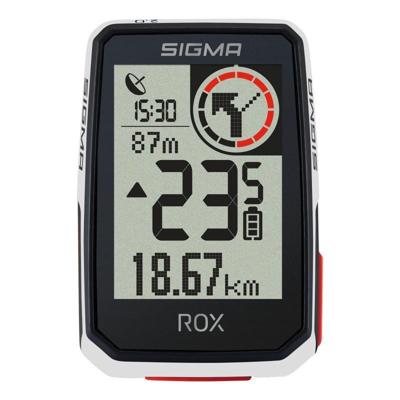 Sigma rox 2.0 gps zw/wit standaard stuurhouder + usb-c oplaadkabel