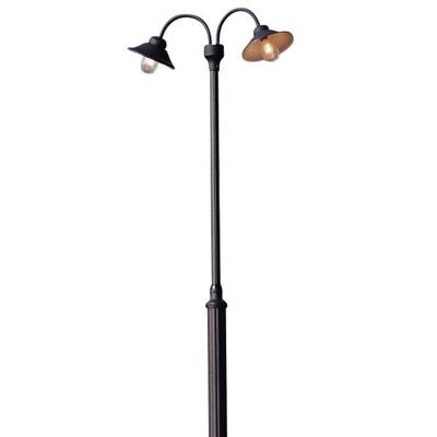 Lantaarnpaal opzetstuk Vega Fidis zwart buitenlamp konstmide 555-750 97x29,5x33cm