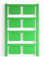 Weidmüller 1346130000 SM 27/18 MC NE GN Apparaatmarkering Montagemethode: Plakken Markeringsvlak: 18 x 27 mm Groen Aantal markeringen: 80 80 stuk(s) - thumbnail