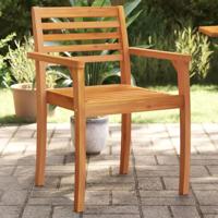 Tuinstoelen 8 st 59x55x85 cm massief acaciahout - thumbnail