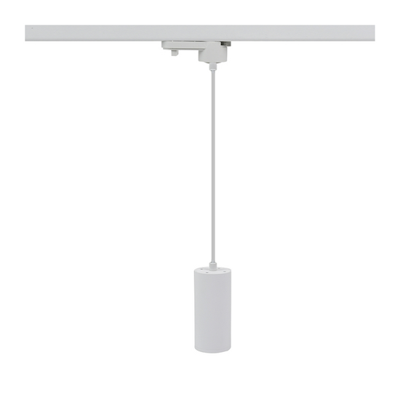 LED Rail Hanglamp met GU10 fitting - Wit - 1-fase LED Rail Hanglamp met GU10 fitting - Wit - 1-fase