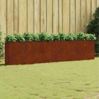 Plantenbak verhoogd 360x40x80 cm cortenstaal - thumbnail